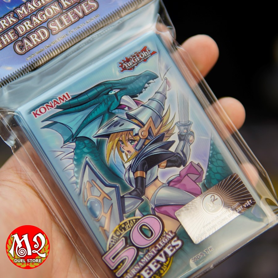 Bọc bài Yugioh Dark Magician Girl The Dragon Knight Card Sleeves 50 cái bọc bài size 63x90 mm